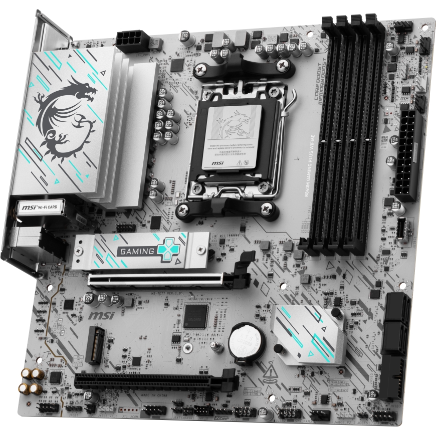 MSI B840M GAMING PLUS WIFI6E материнская плата AMD B840 Socket AM5 Микро ATX – 3