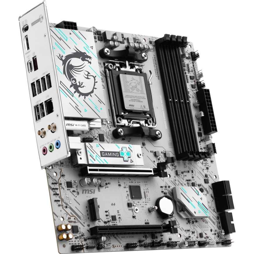 MSI B840M GAMING PLUS WIFI6E emolevy AMD B840 Pistoke AM5 mikro ATX – 4