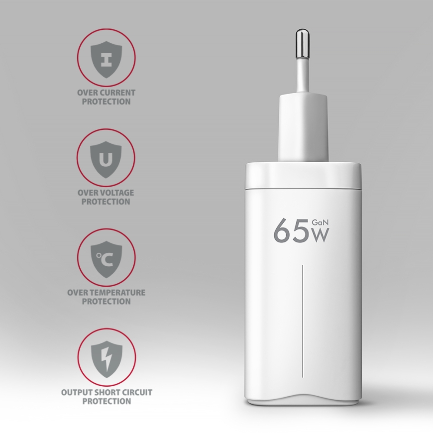 Axagon ACU-DPQ65W mobile device charger – 5