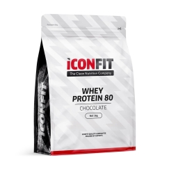 ICONFIT Whey Protein 80 valguvalke täiendus, šokolaad, 1 kg