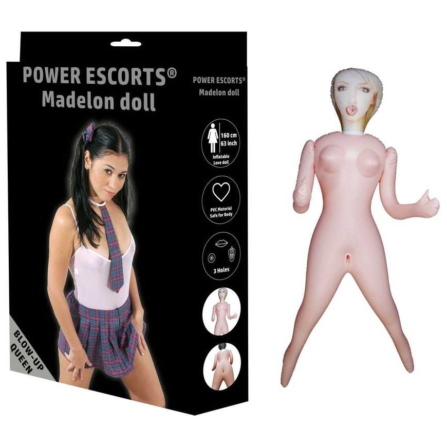 Power Escorts Кукла "Маделон" – кукла для нарядов с белым платьем