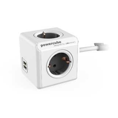 Allocacoc "PowerCube Extended USB" 3 м Белый