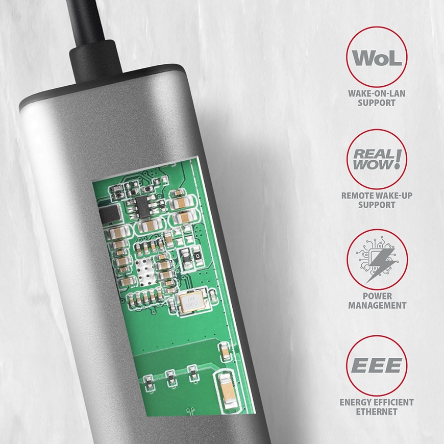 Axagon ADE-25R võrgukaart Ethernet 2500 Mbit/s – 5