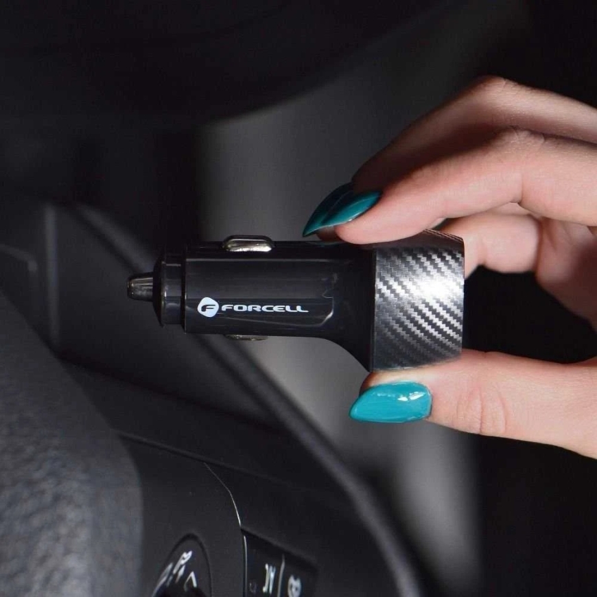 ForCell FORCELL CARBON auto USB laadija – 2