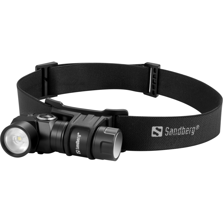 Sandberg 421-35 электрический фонарь Черный Фонарь налобный LED