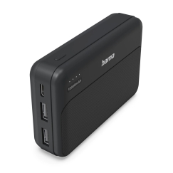 Hama Pocket 10 Liitiumpolümeer (LiPo) 10000 mAh Must