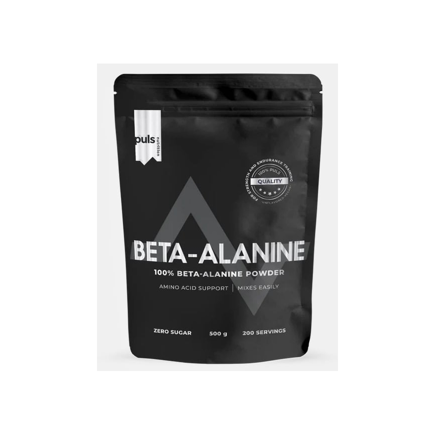Puls Nutrition Beta-Alaniinijauhe, maustamaton, 500 g