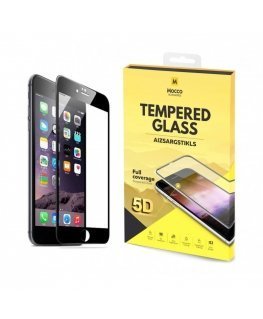 Mocco Full Glue 5D Signature Edition Tempered Glass Защитное стекло для Apple iPhone 6 Plus / 6S Plus Черное