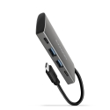 Axagon HMC-4G2 хаб-разветвитель USB 3.2 Gen 2 (3.1 Gen 2) Type-C 10000 Мбит/с Серый