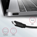 Axagon HMC-4G2 USB 3.2 Gen 2 10 Gbps hub, 2x USB-A, 2x USB-C, 13cm USB-C cable