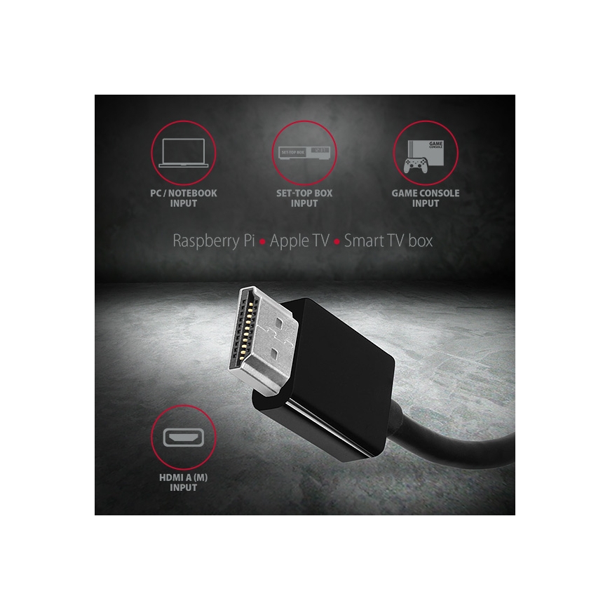 Axagon RVH-VGAN videokaapeli-adapteri 0,15 m HDMI-tyyppi A (vakio) VGA (D-Sub) Musta – 4
