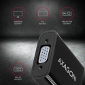 Axagon RVH-VGAN HDMI - VGA adapter FullHD, 1920x1200, audio OUT, power IN