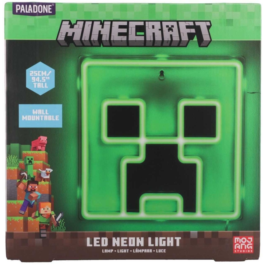 Paladone Creeper sienā uzstādāms LED neona apgaismojums – 2