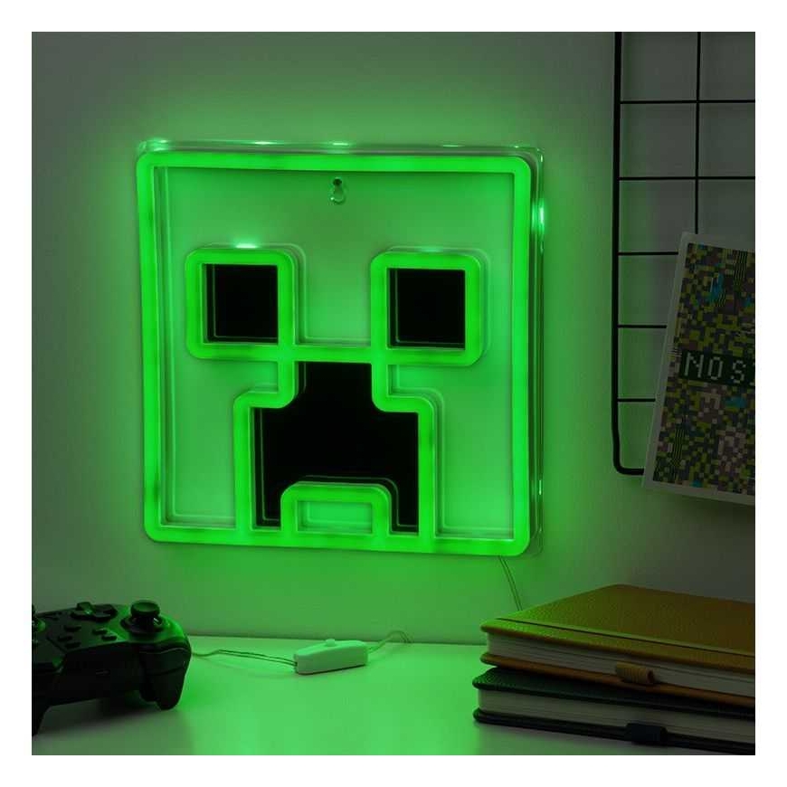 Paladone Creeper Wall Mountable LED Neon Light – 4