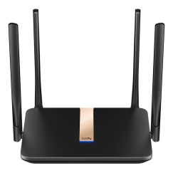 Cudy LT500D belaidis maršrutizatorius Greitas eternetas Dviguba juosta (2,4 GHz / 5 GHz) 4G Juoda