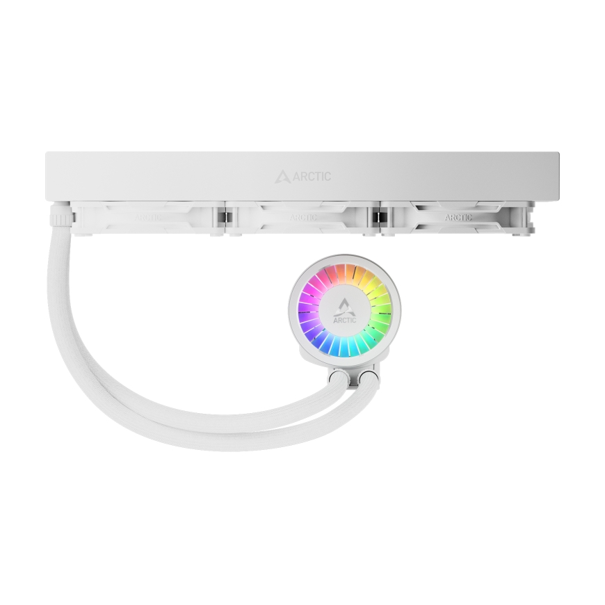 ARCTIC Liquid Freezer III Pro 360 A-RGB (White) - Multi Compatible All-in-One CPU Water Cooler with – 3