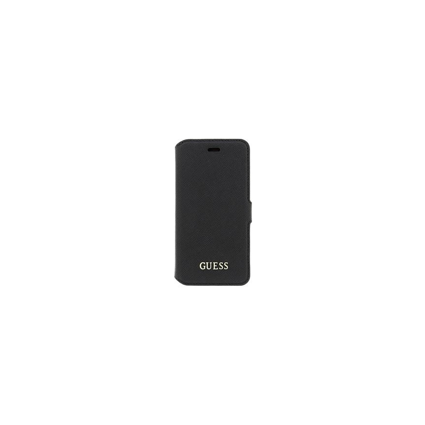 Saffiano grāmatiņas maciņš melns iPhone 6/6S melns