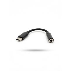 Vakoss TC-5681 Headphone Adapter (USB-C to 3.5mm Mini-Jack) – Black