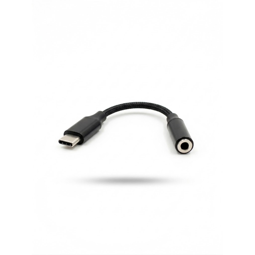 Vakoss TC-5681 Headphone Adapter (USB-C to 3.5mm Mini-Jack) – Black
