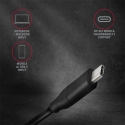 Axagon RVC-DPC USB-C - DisplayPort cable 1.8m 4K/60Hz