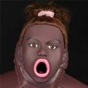 Lovetoy Ilmapumpattava must tyttö, 3 reikää, paks emätin ja peräaukko Lovetoy Ilmapumpattava must tyttö, 3 reikää, paks emätin ja peräaukko