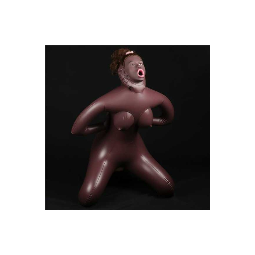 Lovetoy Ilmapumpattava must tyttö, 3 reikää, paks emätin ja peräaukko – 4