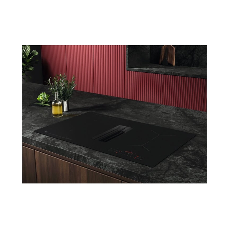 AEG TT8SCB00CT SaphirMatt® SE induction cooktop with extractor hood, 80 cm – 3