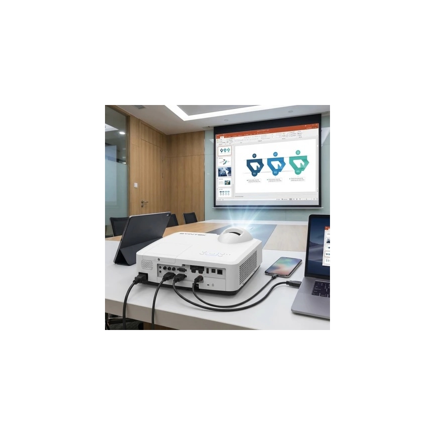 "BYINTEK NOTE 1 WXGA 3LCD UHP 3300 SHT" projector – 2