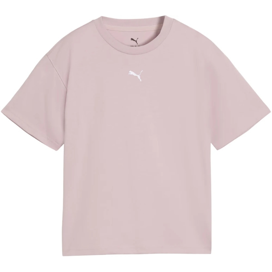 Футболка для детей Puma Ess Centered Cat Logo Boxy Tee розовая 685131 49 (164см) – 2