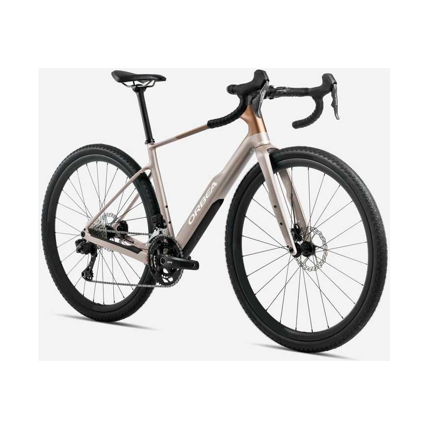 Žvyrkelis dviratis Orbea Terra M31eTEAM 1X Nickel Met Cinnamon (2026) – 2