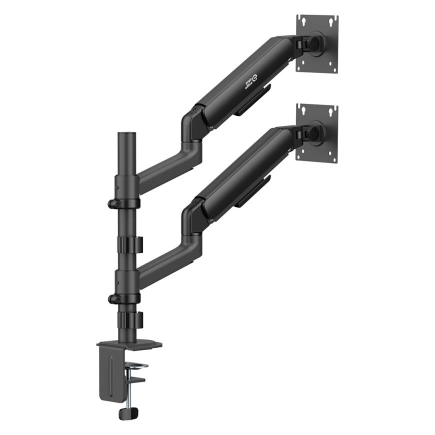 Ergo Office Mount / Holder for 2 Monitors, Gas Spring, 17"-32", 1-10 kg, Matte Black, ER-692 B – 5