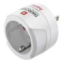 Hama 00223485 power plug adapter Type B Type C (Europlug)+Type F White