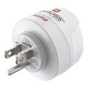 Hama 00223485 power plug adapter Type B Type C (Europlug)+Type F White