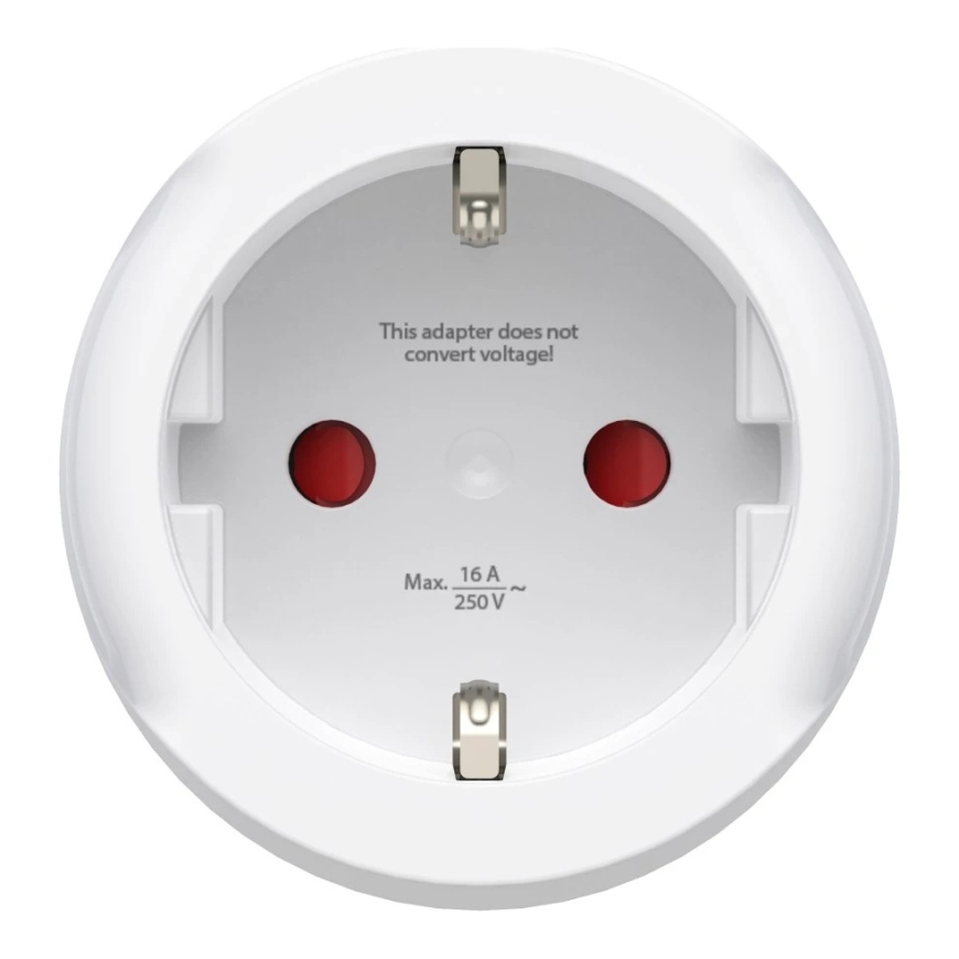 Hama 00223485 power plug adapter Type B Type C (Europlug)+Type F White – 4