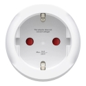 Hama 00223485 power plug adapter Type B Type C (Europlug)+Type F White