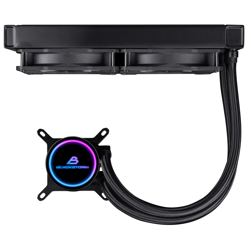 Blackstorm Luna Pro 240 mm ARGB-nestejäähdytysjärjestelmä, musta – 2