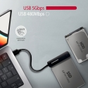 Axagon ADSA-FP2A USB-A 5Gbps SLIM adapter for 2.5" SSD/HDD