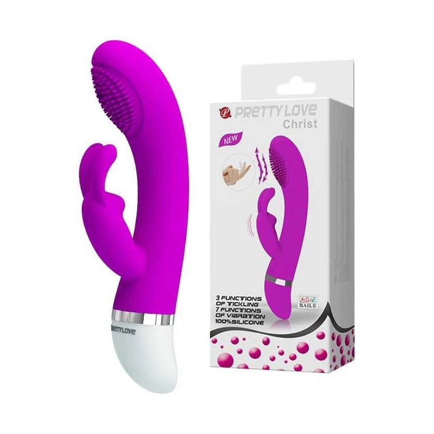 Pretty Love G-punkta vibrators ar klitora stimulātoru 18 cm