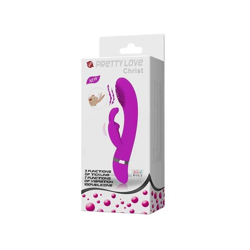 Pretty Love G-punkta vibrators ar klitora stimulātoru 18 cm – 5