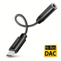 Axagon ADA-HC аудио кабель 0,1 m 3,5 мм USB Type-C Черный