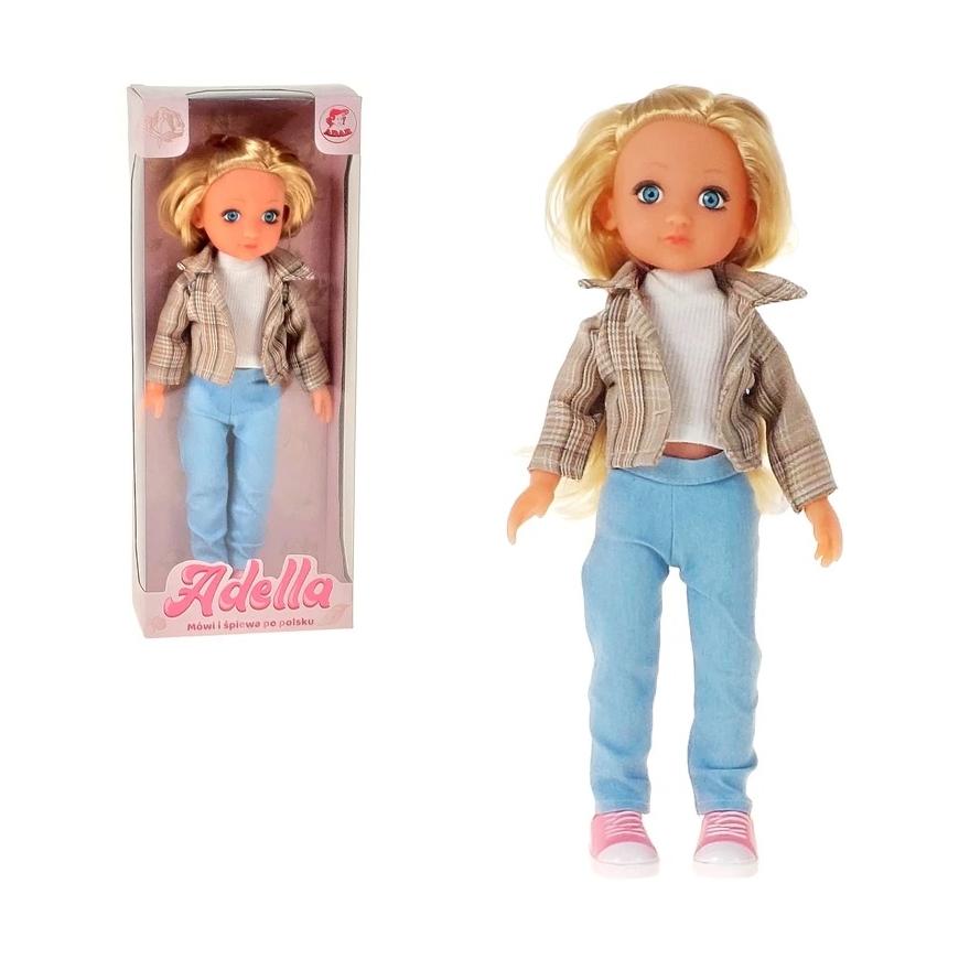 Adar LALKA ADELLA, 36x14x8 cm, jeans pants, cart. – 2