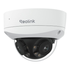 Reolink Duo 3V PoE 16MP AI купольная камера наружного наблюдения с двумя объективами и светодиодными прожекторами