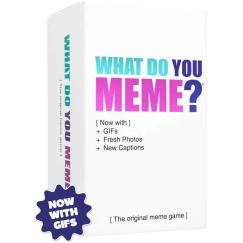 justplay Spanish What Do You Meme? Refresh board game