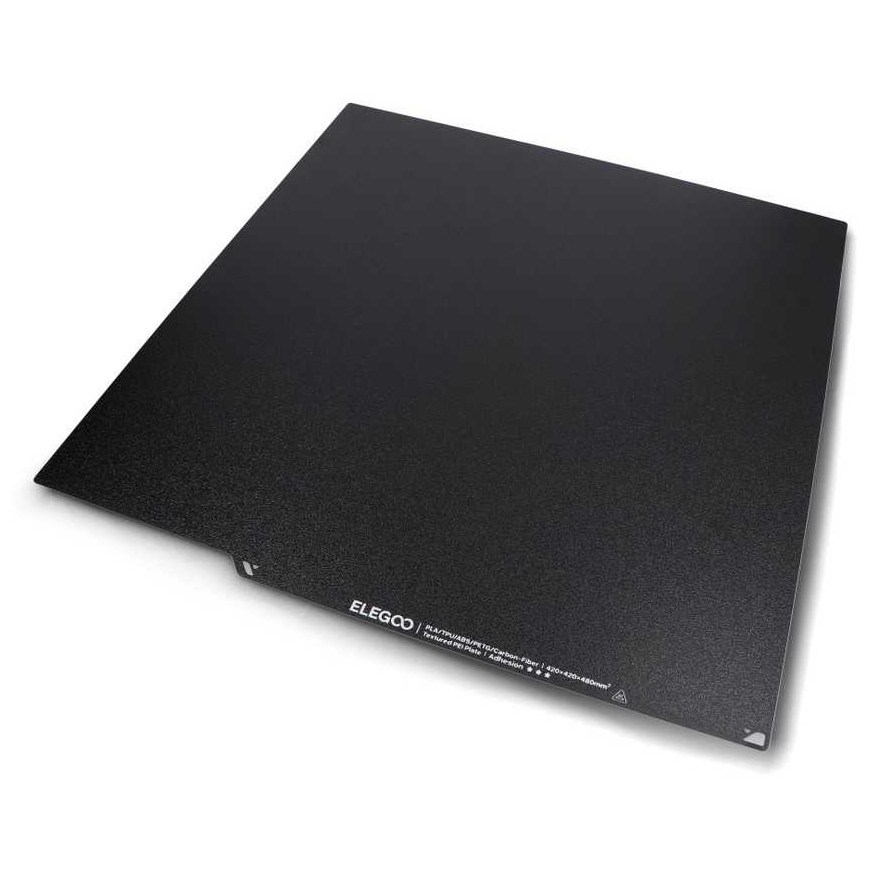 PEI текстурированный слой для платформы 3D-принтера Elegoo Neptune 4 Max - 430x430 мм
