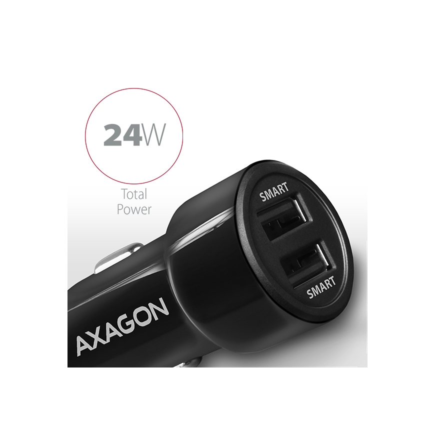 Axagon PWC-5V5 mobiililaitteen laturi Matkapuhelin, Älypuhelin, Tabletti, Universaali Musta Tupakans – 2