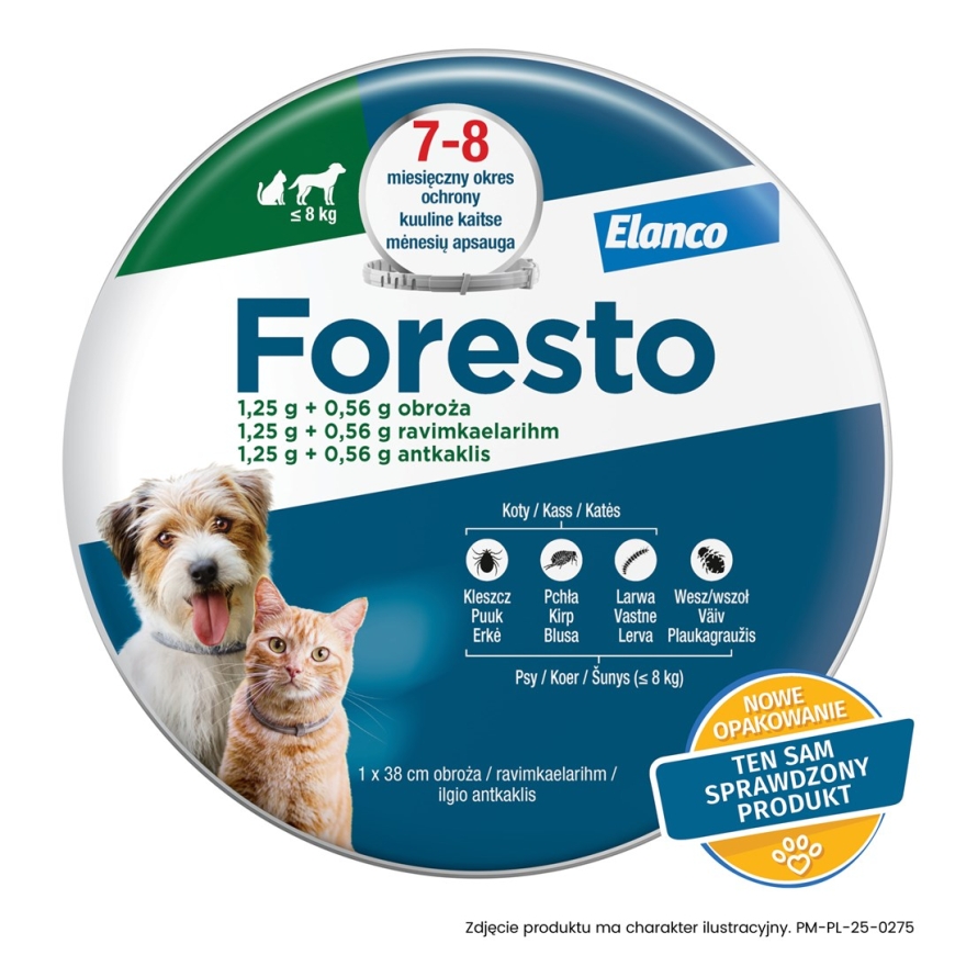 ELANCO Foresto kaklasiks kaķiem un suņiem līdz 8 kg – 3