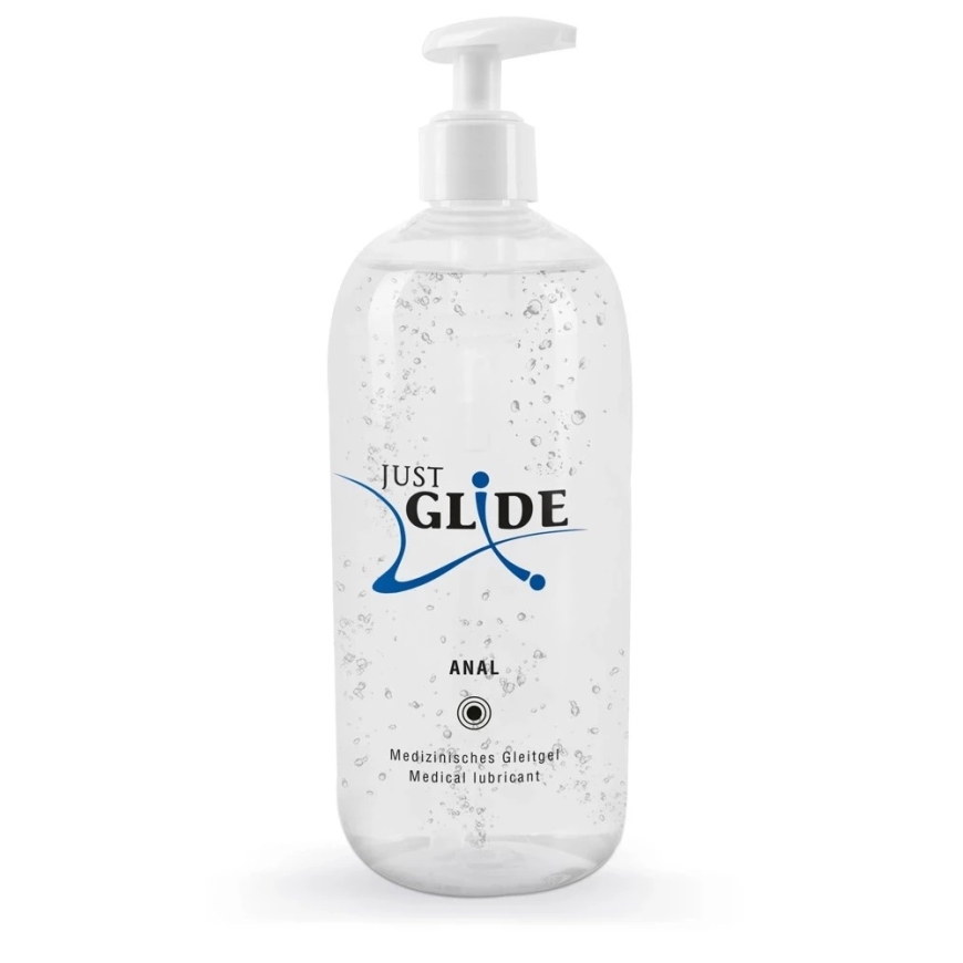 Just Glide Anal Water-Based Lubricant, 500 ml
