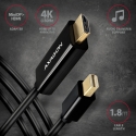 Axagon RVDM-HI14C2 Mini-DisplayPort zu HDMI Adapterkabel 4K/30 Hz 180 cm lang - Kabel - Digital/Disp Axagon RVDM-HI14C2 Mini-DisplayPort zu HDMI Adapterkabel 4K/30 Hz 180 cm lang - Kabel - Digital/Disp