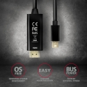 Axagon RVDM-HI14C2 Mini-DisplayPort zu HDMI Adapterkabel 4K/30 Hz 180 cm lang - Kabel - Digital/Disp Axagon RVDM-HI14C2 Mini-DisplayPort zu HDMI Adapterkabel 4K/30 Hz 180 cm lang - Kabel - Digital/Disp