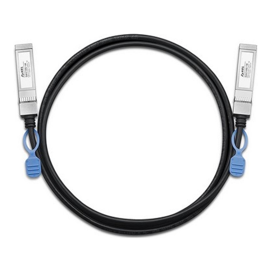 Zyxel DAC10G-1M-ZZ0103F InfiniBand un optiskās šķiedras kabelis SFP+ Melns